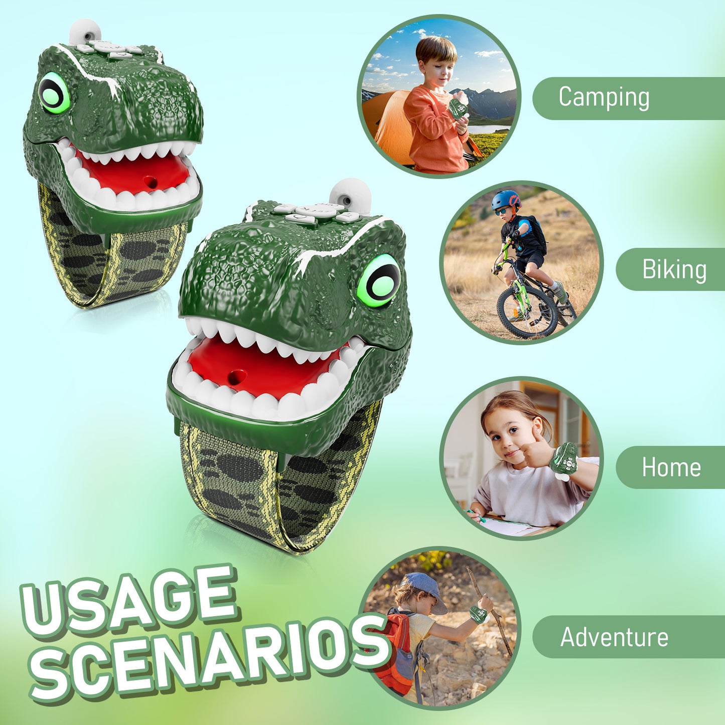 🦖 Dino Walkie Talkies 2-Pack 📡