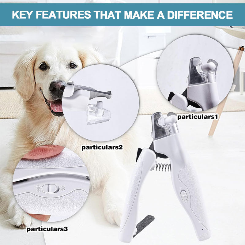 ✂️ Pet Nail Clipper With LED Light