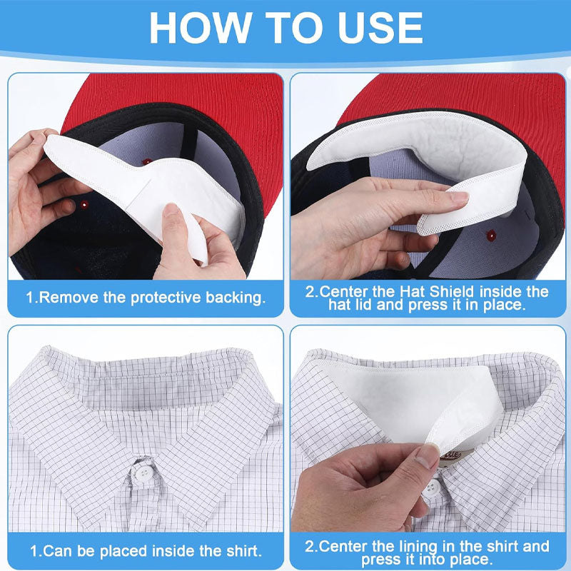 🧼 Sweat-Absorbing & Anti-Stain Collar Pads – Keep Your Shirts Fresh & Clean! 👔