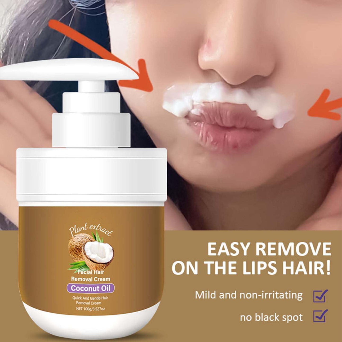 💖Highly Recommended🎉Facial Hair Removal Cream