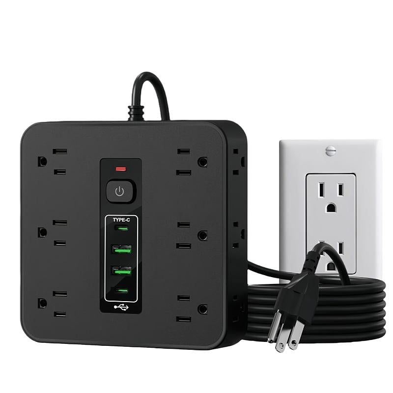 16-in-1 Power Strip with Switch