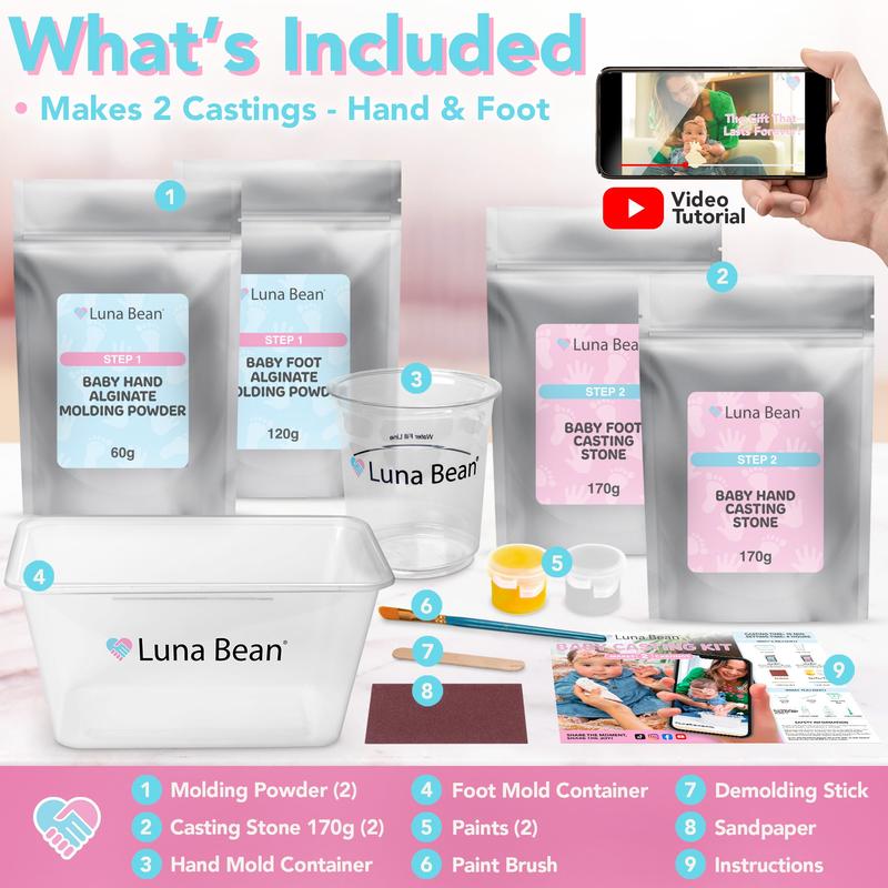 š£Premium Baby Hand & Foot Casting Kit