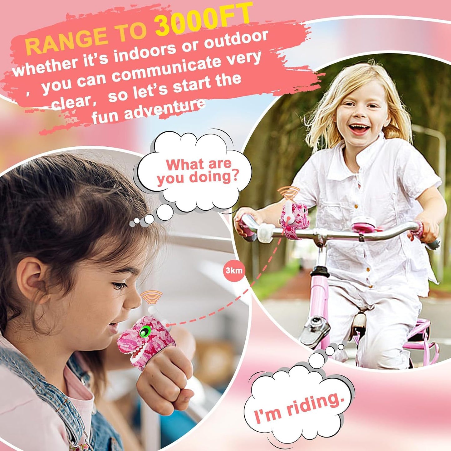 🦖 Dino Walkie Talkies 2-Pack 📡