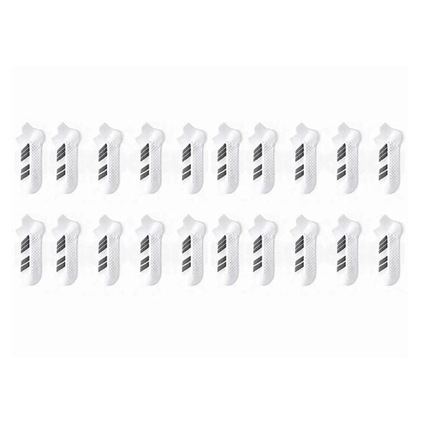 10-Pack Unisex Low-Cut No-Show Sports Socks