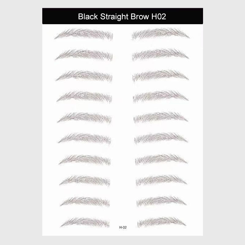 Realistic 6D Eyebrow Transfer Stickers – Instant Natural Brows