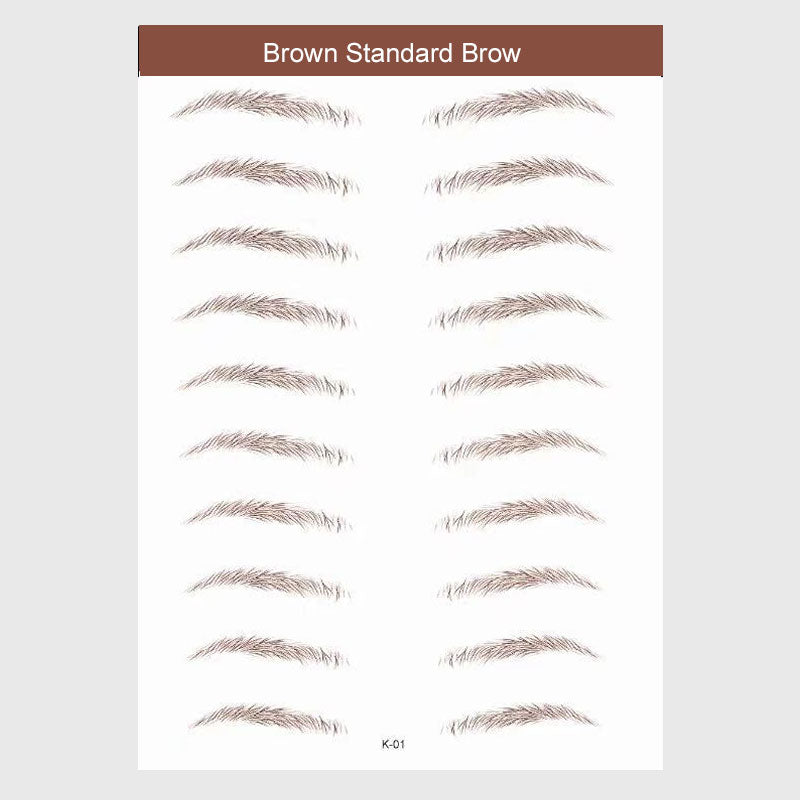 Realistic 6D Eyebrow Transfer Stickers – Instant Natural Brows