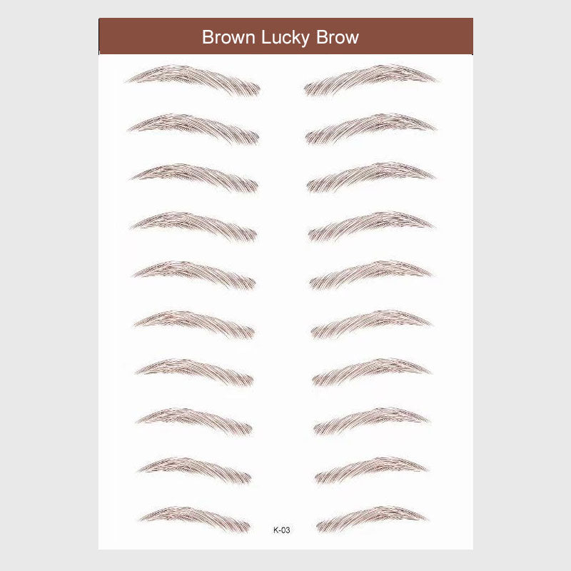 Realistic 6D Eyebrow Transfer Stickers – Instant Natural Brows
