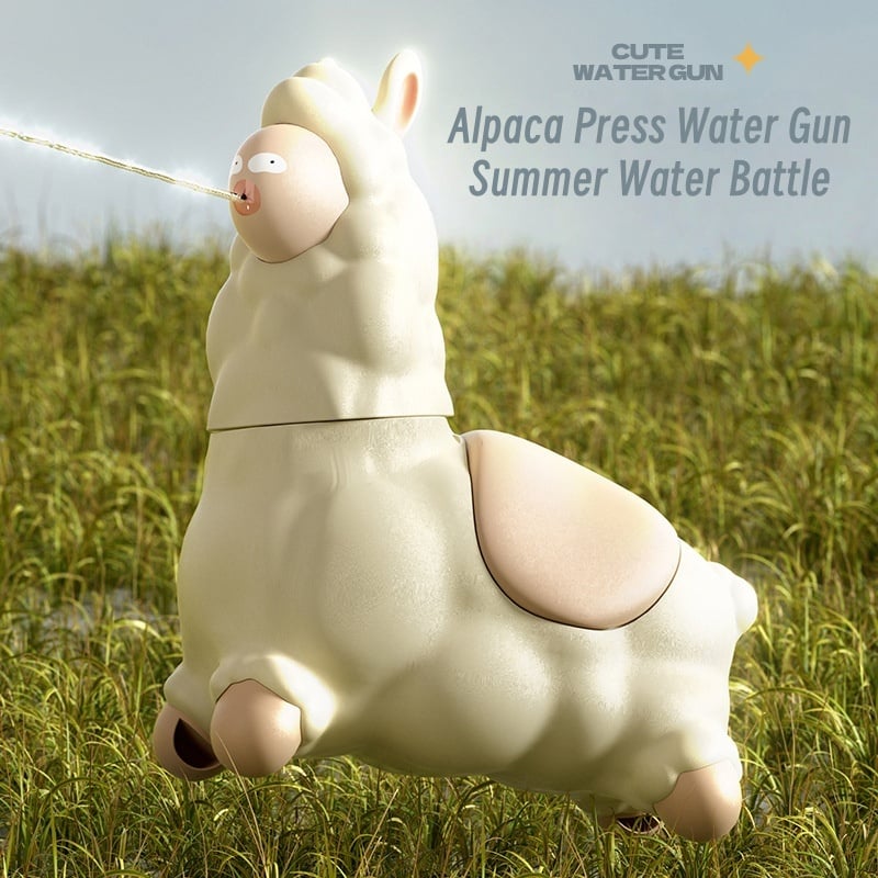 Alpaca Press Water Gun – Quirky & Fun Outdoor Water Toy