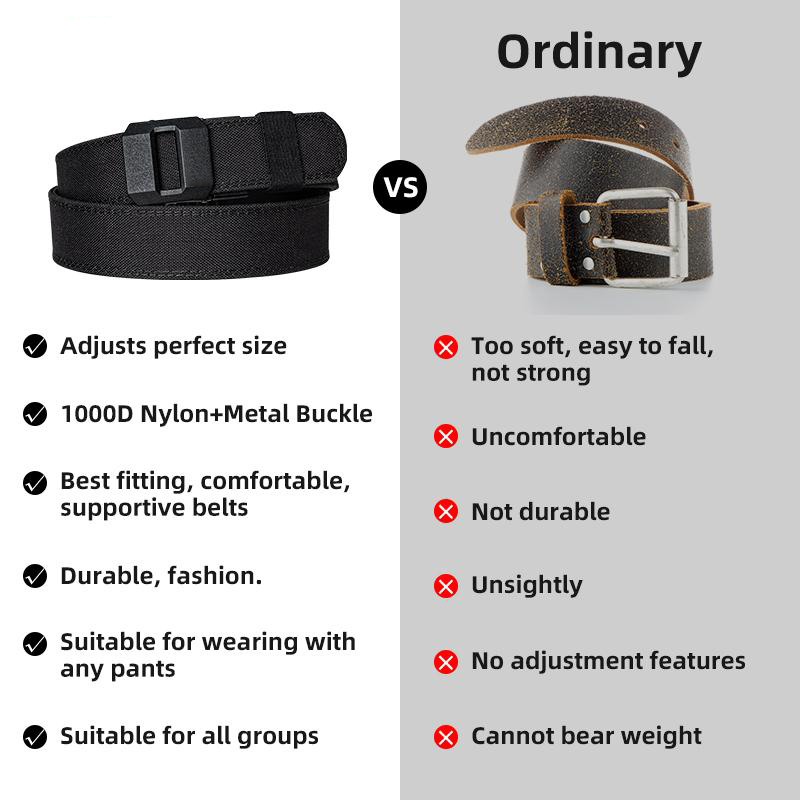 Men's 47.24 inch adjustable tactical belt