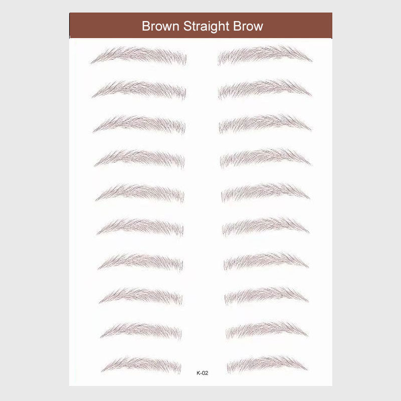 Realistic 6D Eyebrow Transfer Stickers – Instant Natural Brows