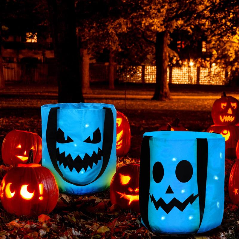✨🎃Halloween Candy Bucket with LED Lights Trick or Treat Bags