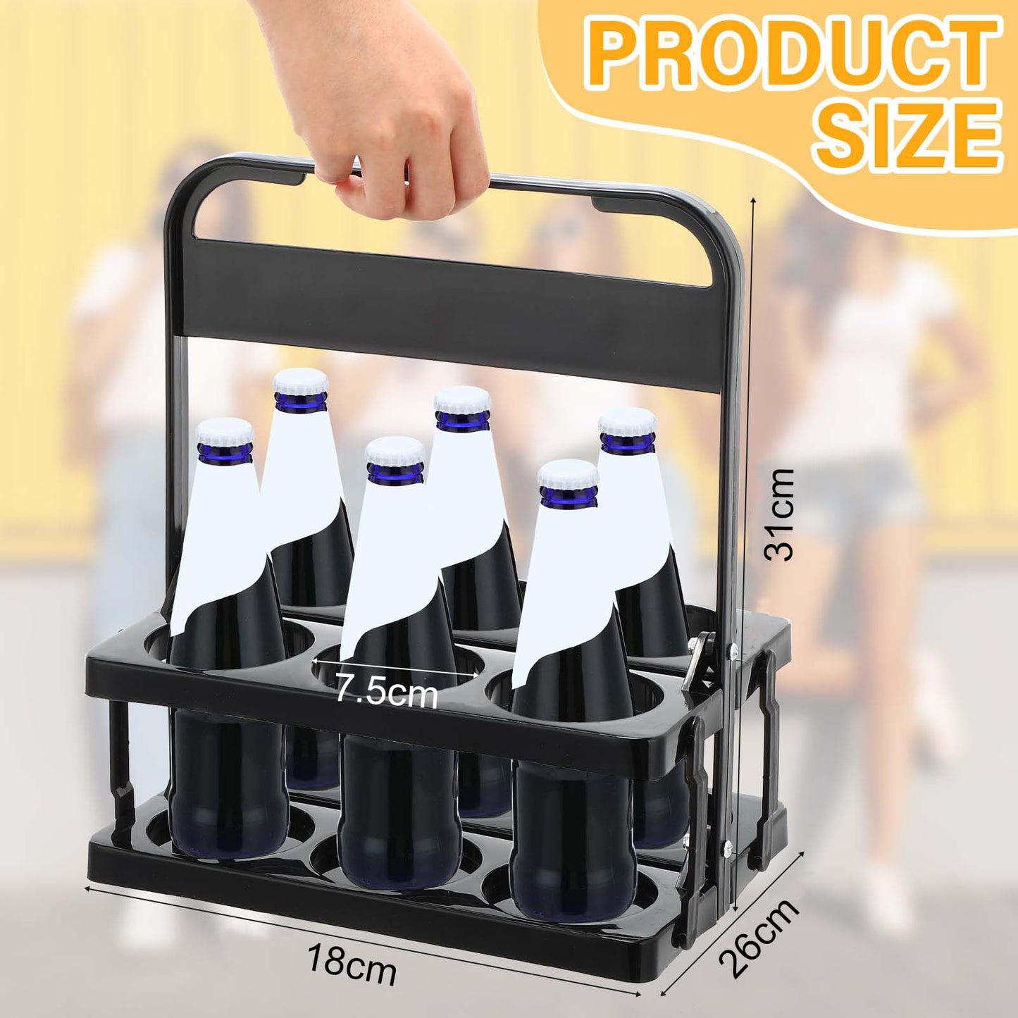 Portable Drink Carrier Plastic Drink Holder