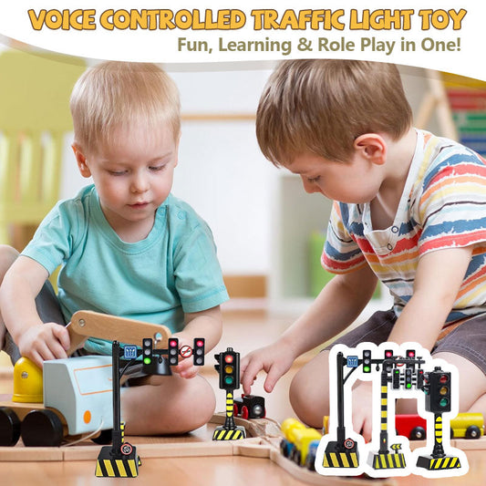 🟢 Voice-Controlled Traffic Light Toy 🚦 | Fun, Learning & Role Play in One!