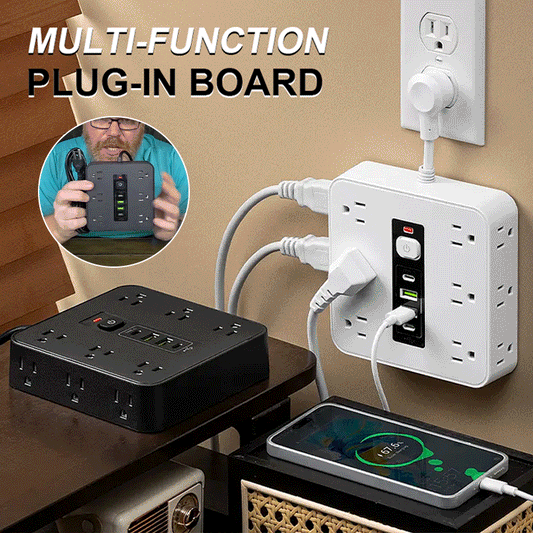 16-in-1 Power Strip with Switch