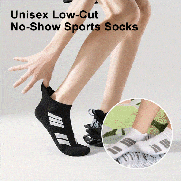 10-Pack Unisex Low-Cut No-Show Sports Socks