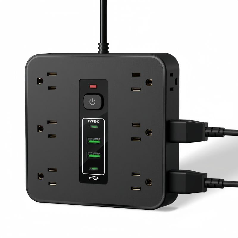 16-in-1 Power Strip with Switch