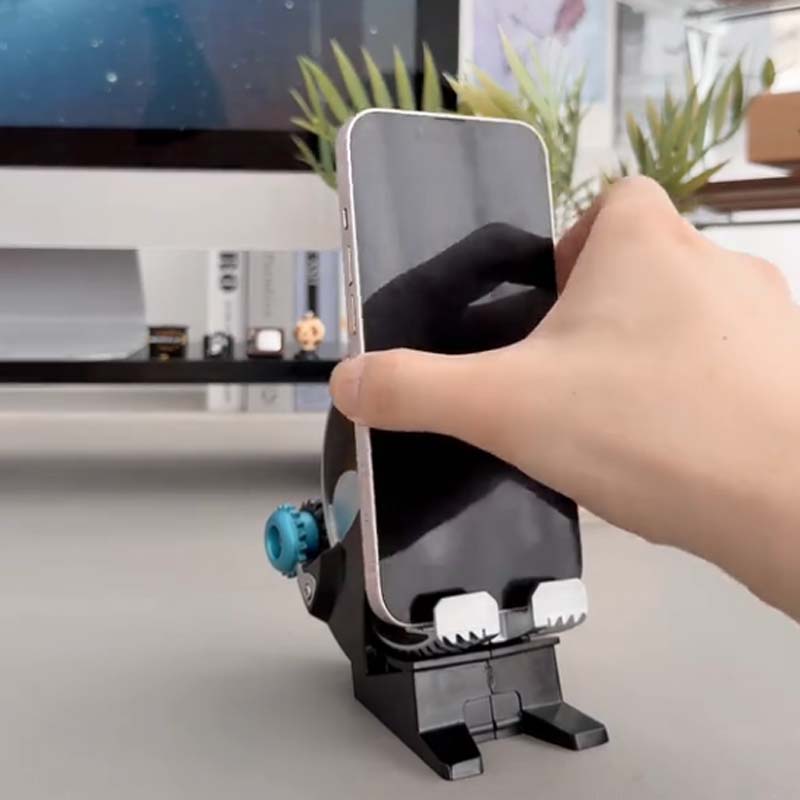 Mechanical phone holder