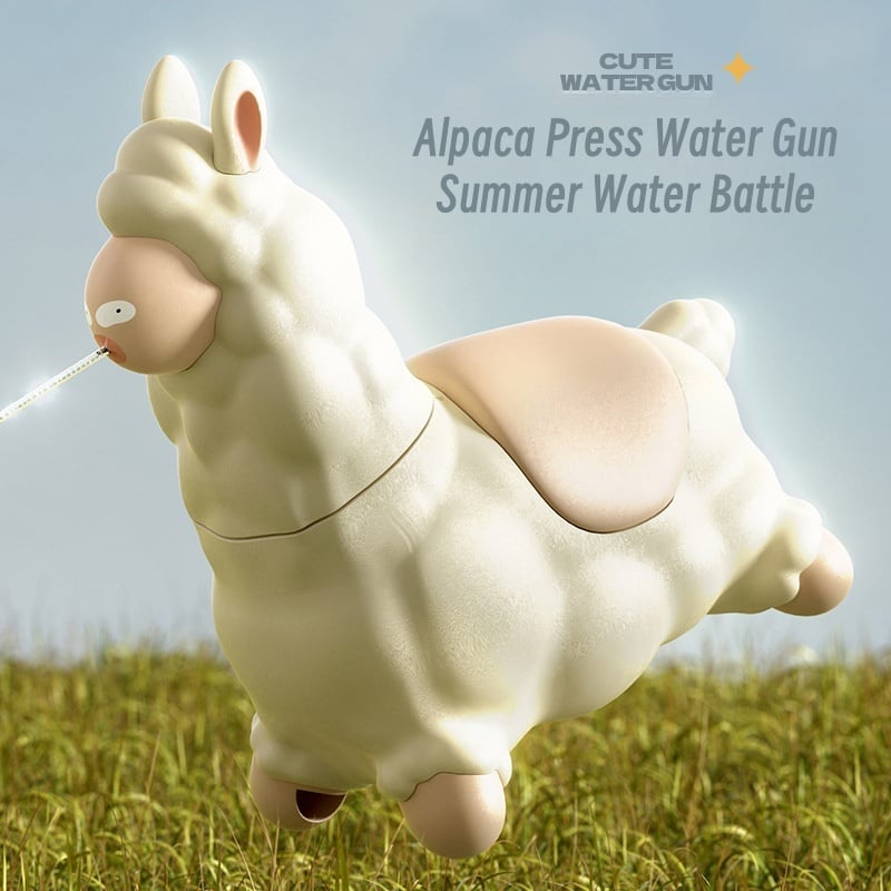 Alpaca Press Water Gun – Quirky & Fun Outdoor Water Toy