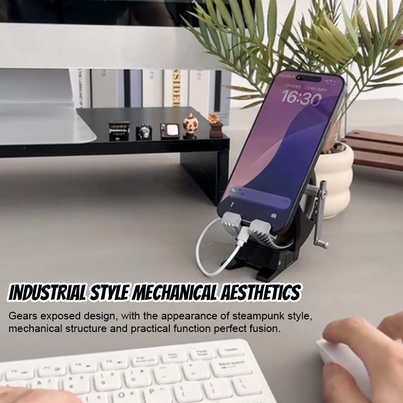 Mechanical phone holder