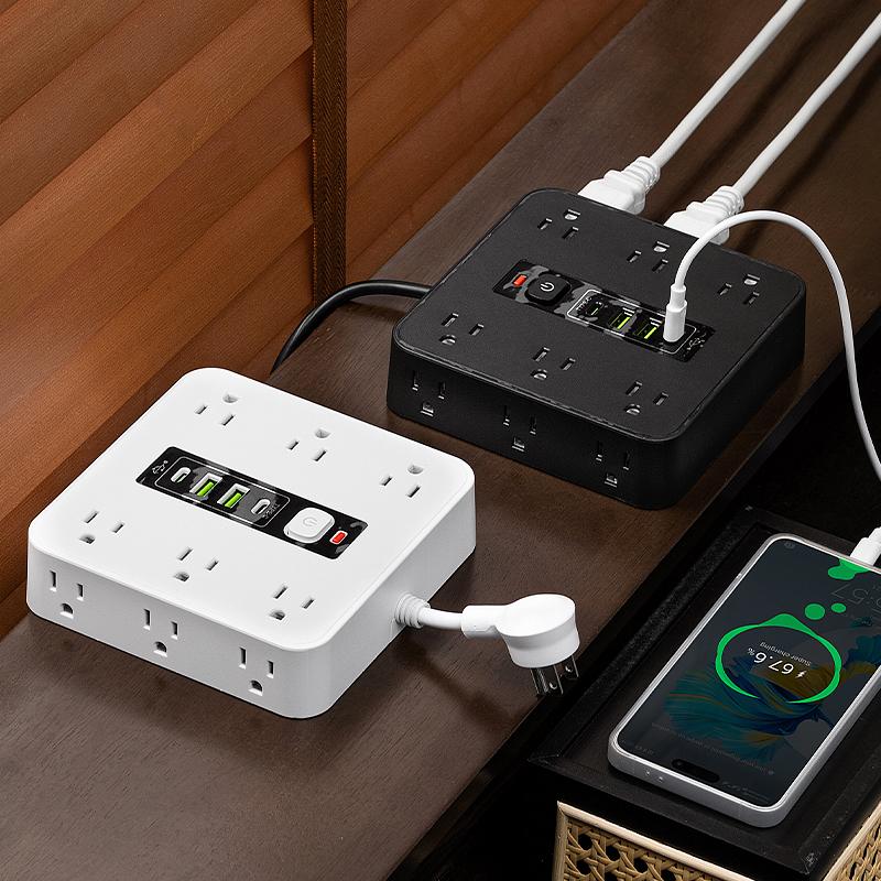 16-in-1 Power Strip with Switch