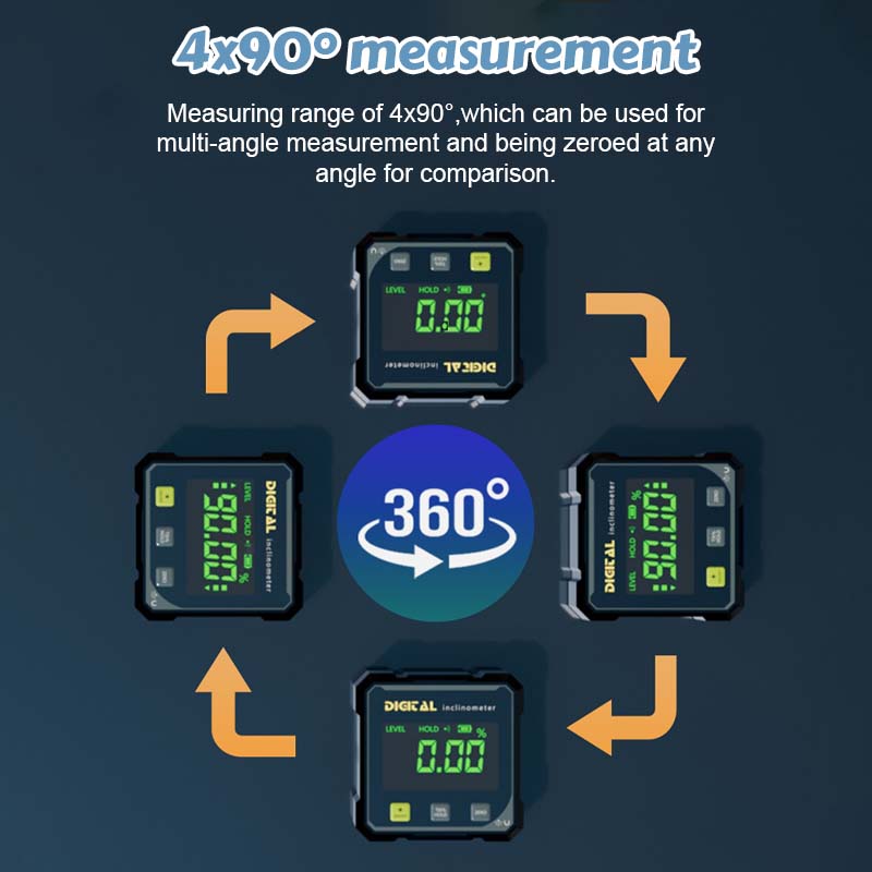 Electronic Digital Level Angle Finder Measuring Tool