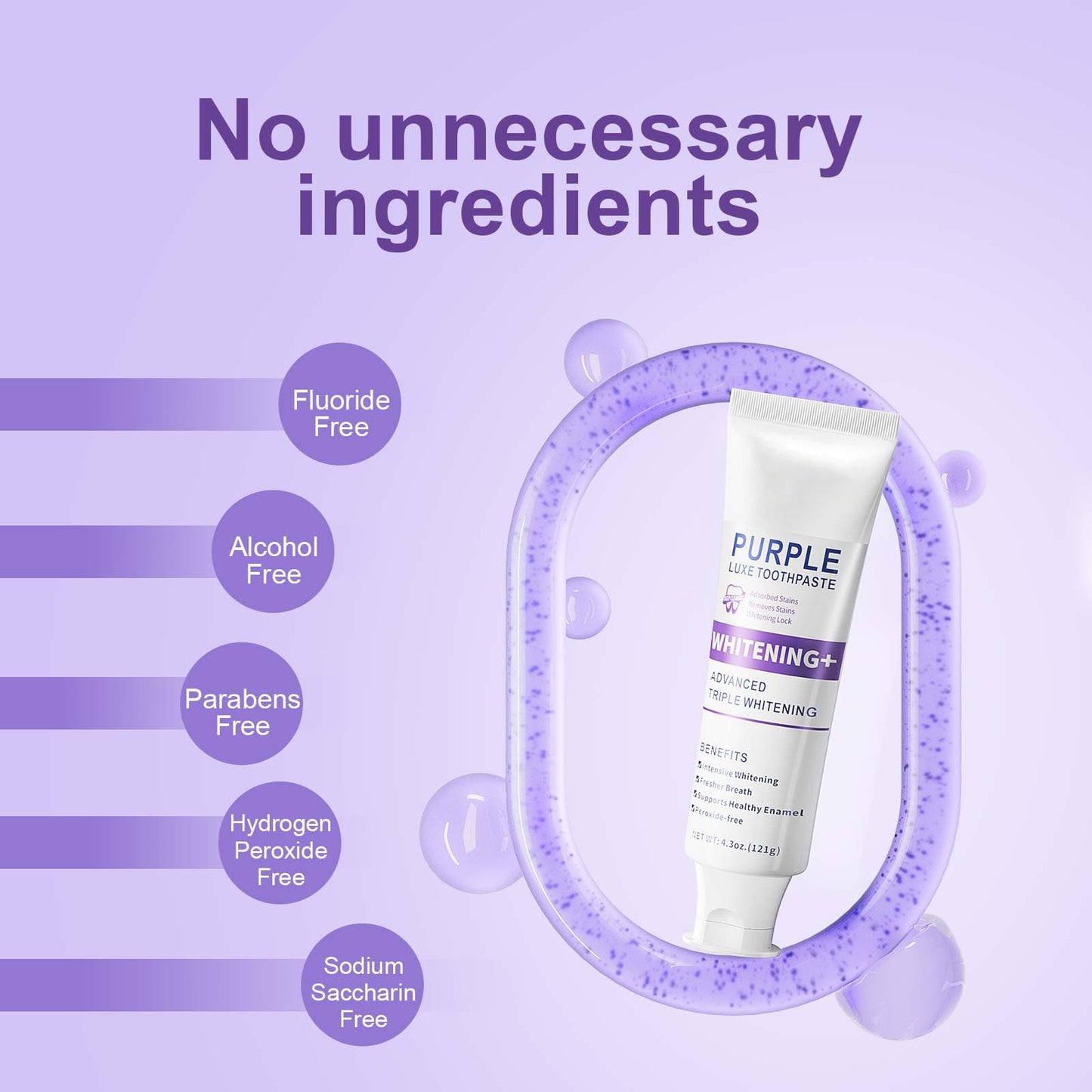🏆Flash Sale⚡ Purple Whitening Toothpaste