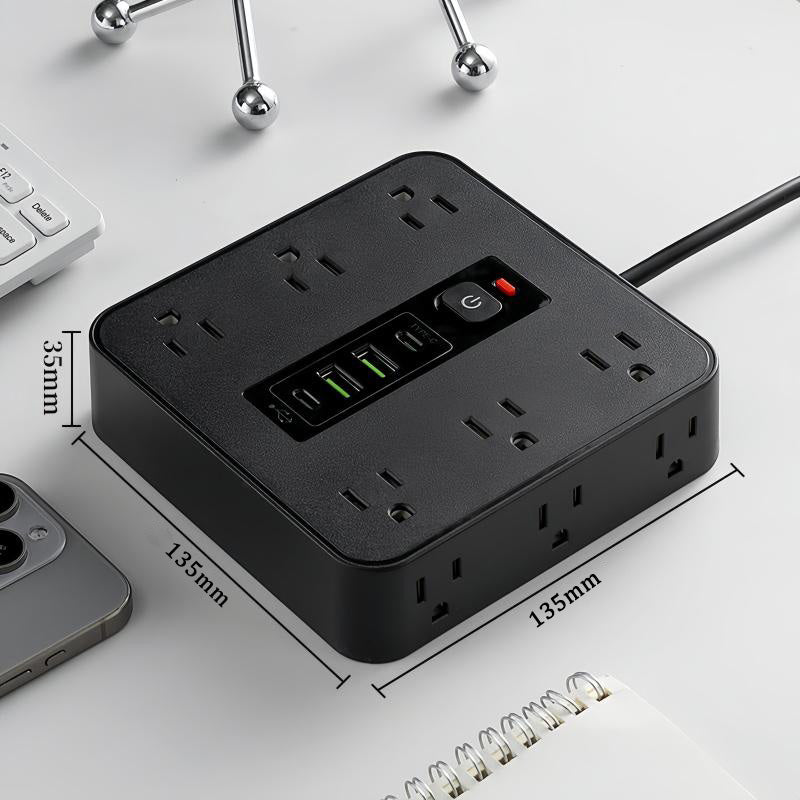 16-in-1 Power Strip with Switch