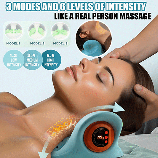 Portable Neck Shoulder Massager Pillow