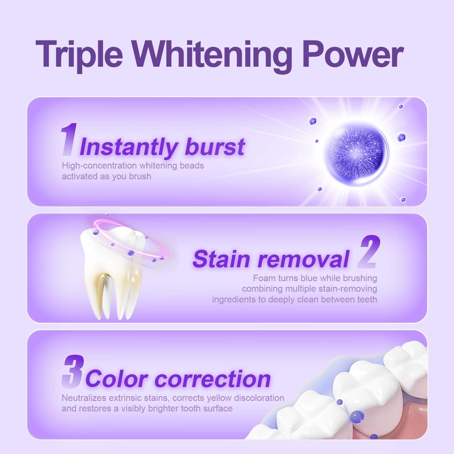 🏆Flash Sale⚡ Purple Whitening Toothpaste
