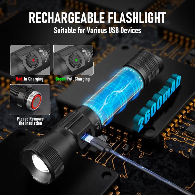 E5 Tactical EDC Flashlight with Holster