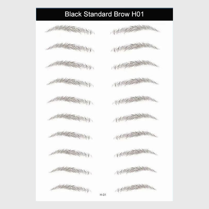Realistic 6D Eyebrow Transfer Stickers – Instant Natural Brows