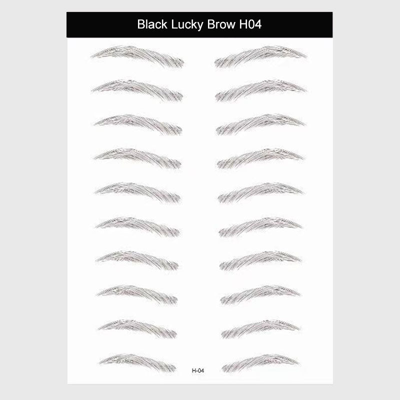 Realistic 6D Eyebrow Transfer Stickers – Instant Natural Brows