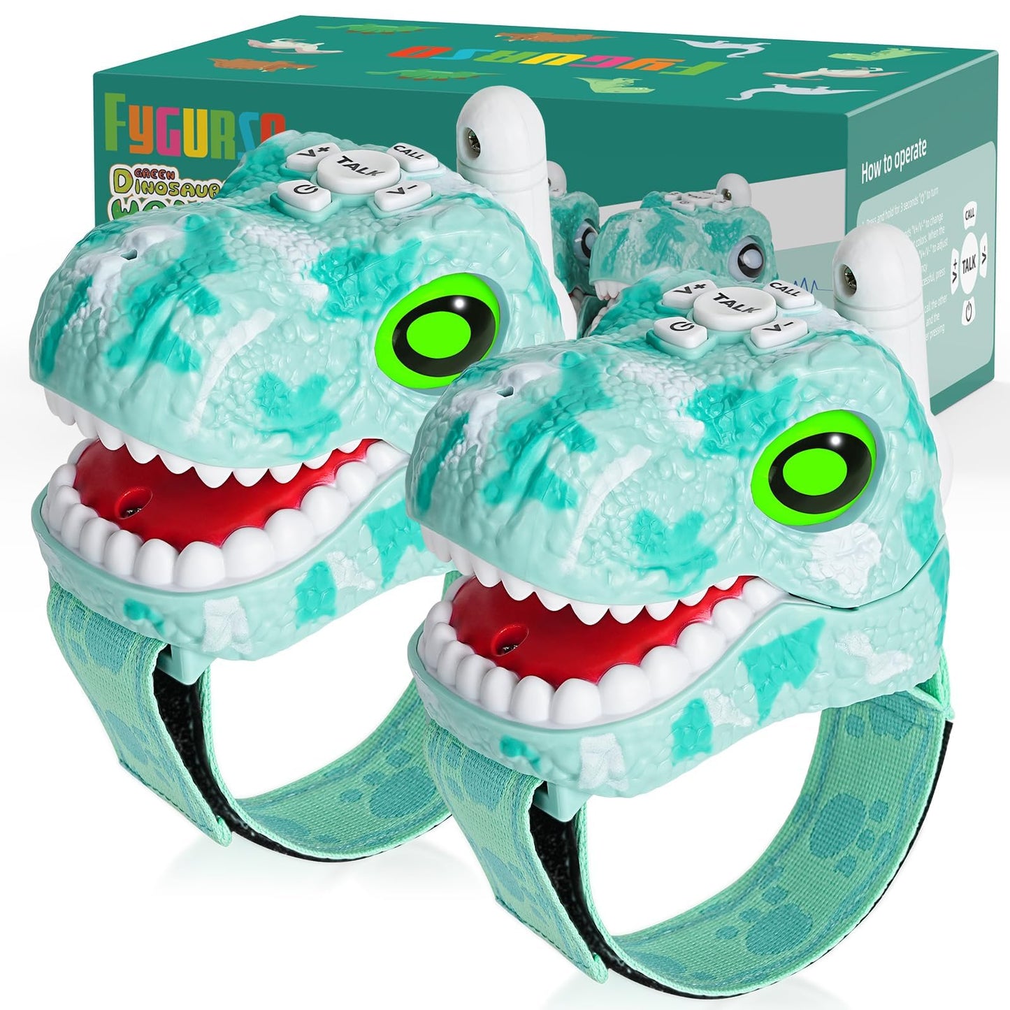 🦖 Dino Walkie Talkies 2-Pack 📡