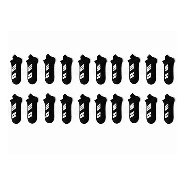 10-Pack Unisex Low-Cut No-Show Sports Socks