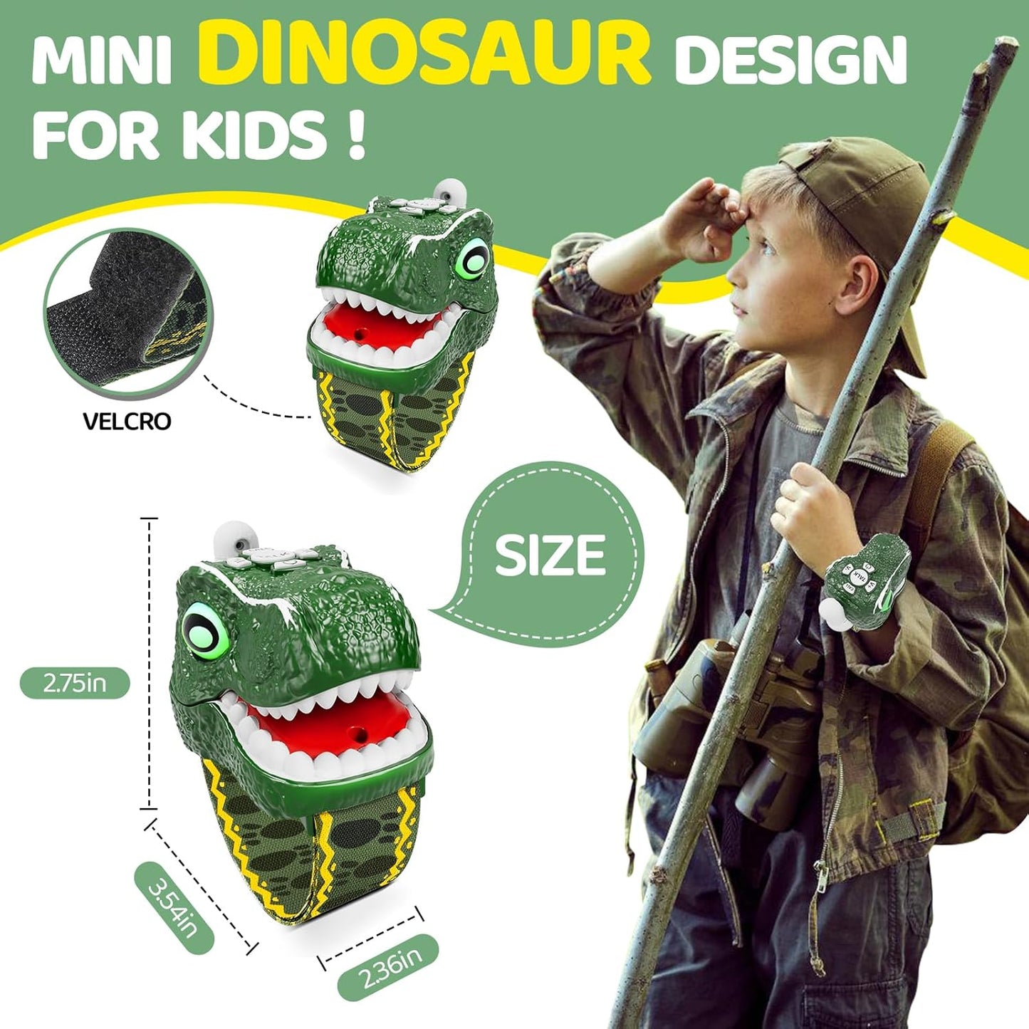 🦖 Dino Walkie Talkies 2-Pack 📡